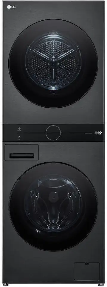 Lava e Seca Torre 14kg Lg Smart Black Inox - Wk14bs6a