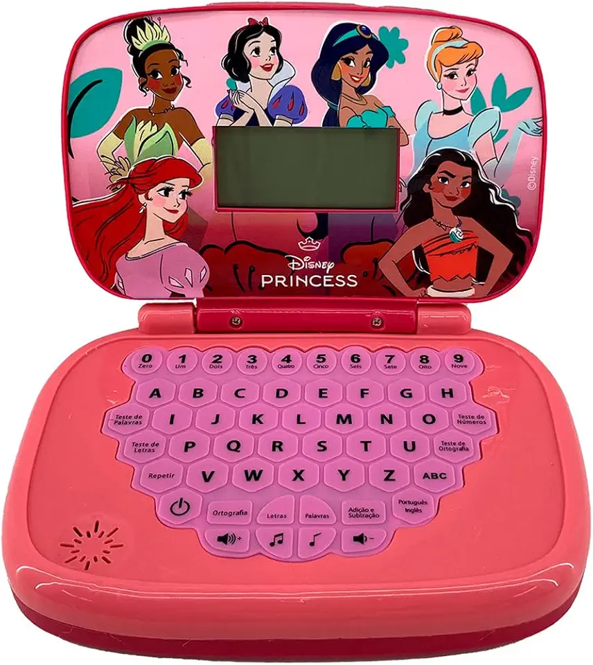 Laptop Infantil Educativo Candide Princesas Bilíngue
