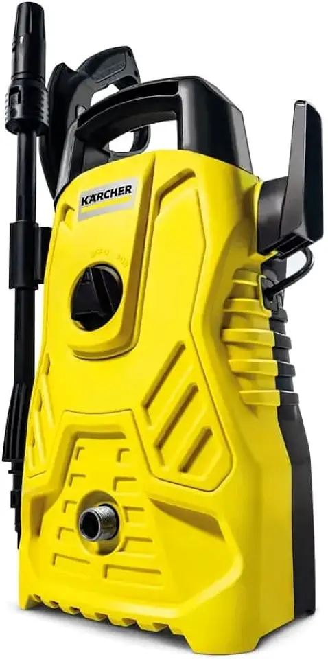 Kärcher Lavadora de Alta pressão Compacta 1500 PSI 1400W 300L/h para Casa Quintal Carro Moto com Aplicador de Detergente e Lança Regulável Amarela - 220v
