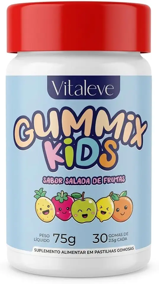 GUMMIX Kids Suplemento Alimentar Infantil Polivitaminico 30 Gomas Vitaminadas