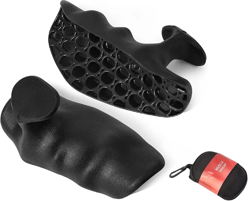 Luva de Musculação e Academia - Octo Max Grip - Preto