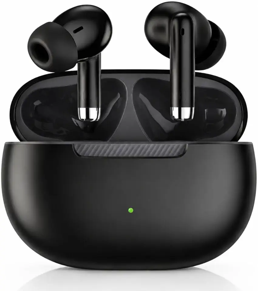 Fone de Ouvido Bluetooth 5.4 TWS Com Cancelamento de Ruído, IPX4 à Prova d’Água e Microfone – Ideal para Treino, Corrida e Trabalho (iOS/Android)