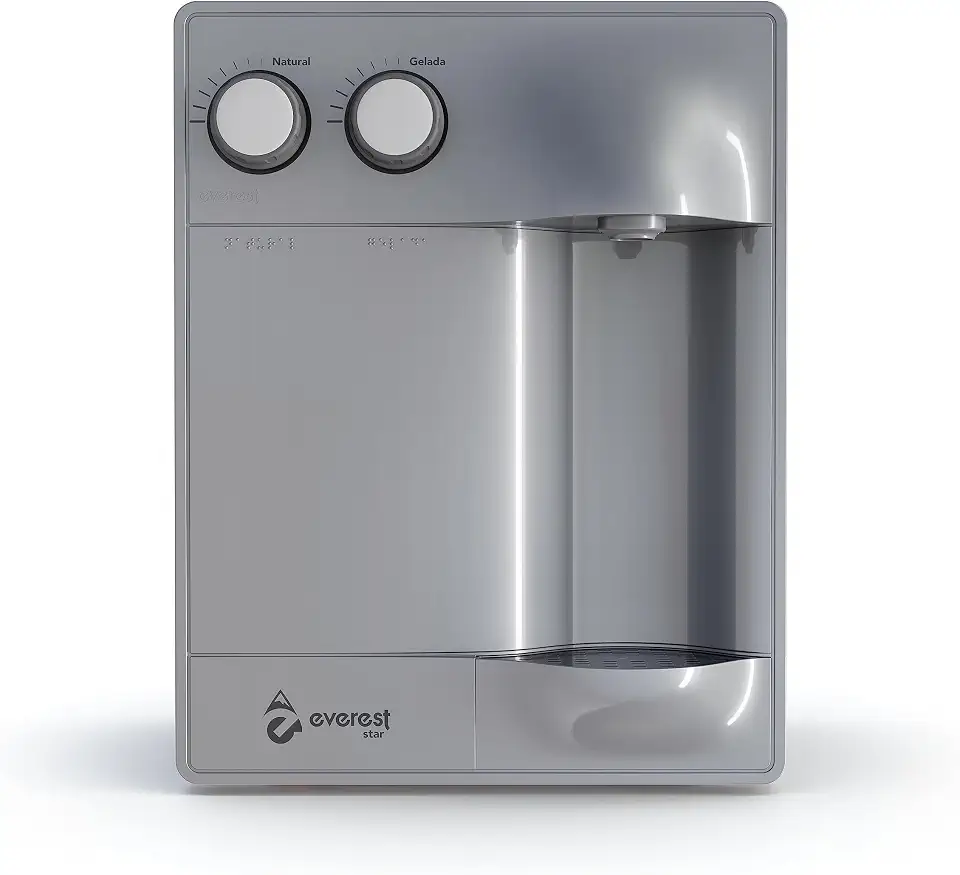 Purificador de água refrigerado por compressor Soft Star Prata 220V
