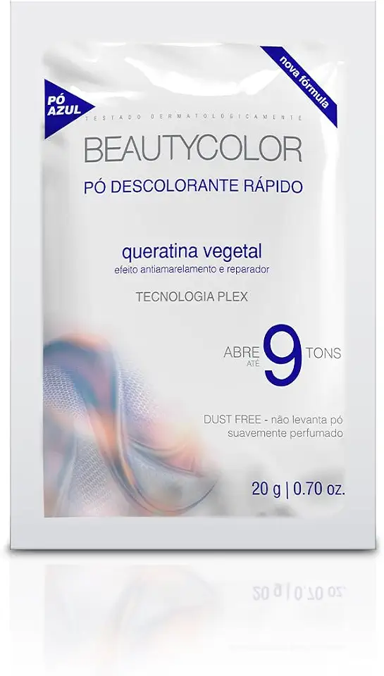 Pó Descolorante BEAUTYCOLOR - Queratina Vegetal 20g