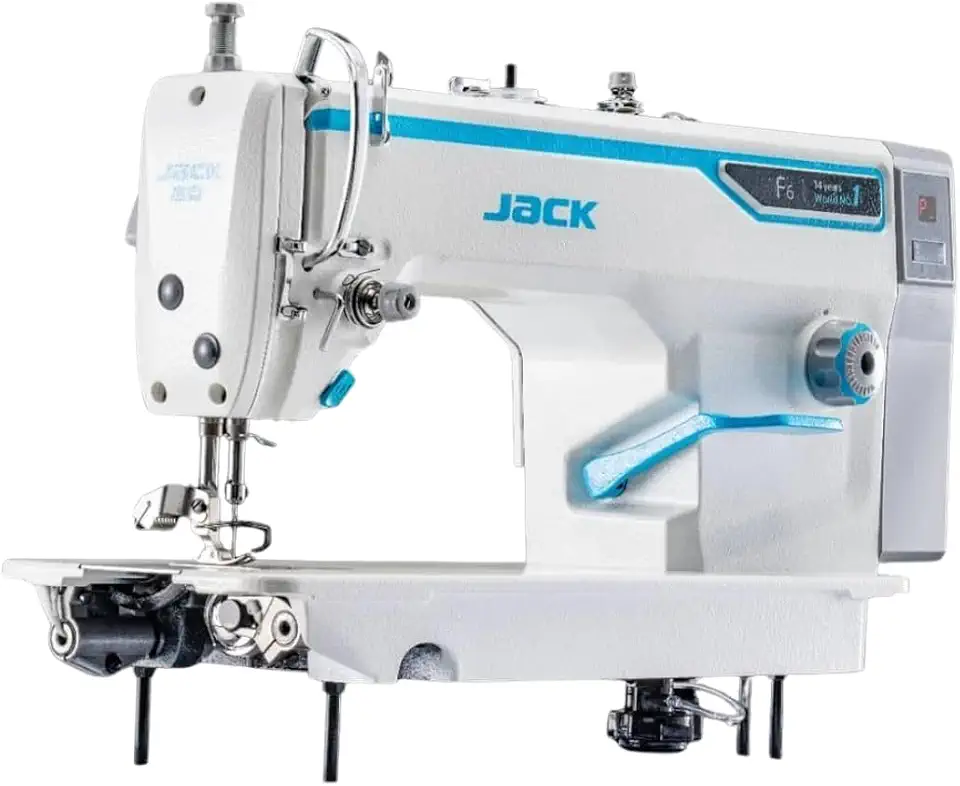 Máquina de Costura Industrial Jack F4 Completa com mesa e motor Direct Drive 220V