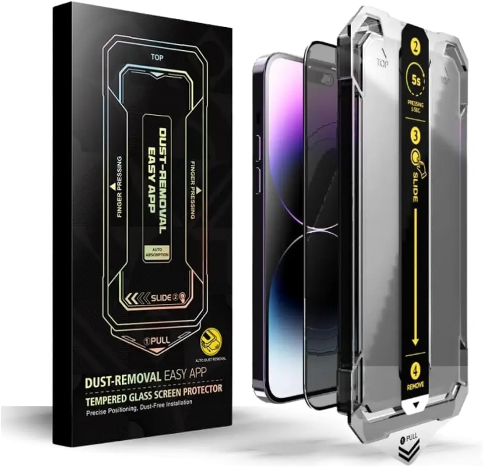 Película de Proteção com Aplicador Compatível para Iphone Anti Impacto Resistênte Transparente 3D SafeCare (14)