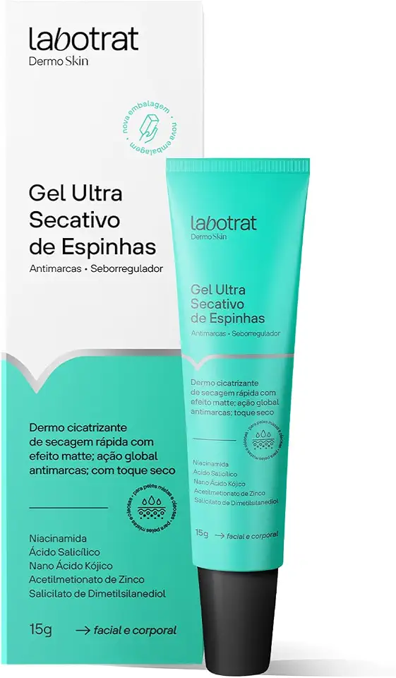 Labotrat - Gel Ultra Secativo De Espinhas Labotrat Dermo Skin 15G Antiacne