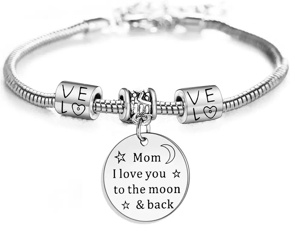 Presente da mãe: Pulseira Best Mom Ever para mãe no Dia das Mães e Dia dos Namorados
