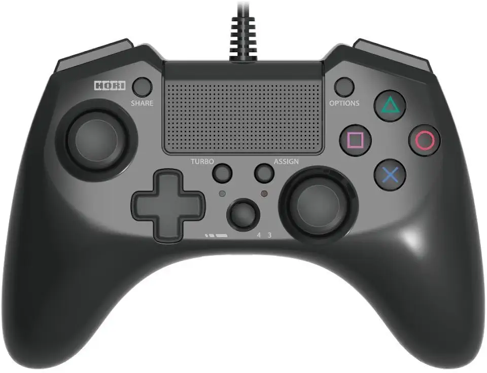 Hori Pad 4 FPS Plus Wired Controller Gamepad for PS4 PS3 Black