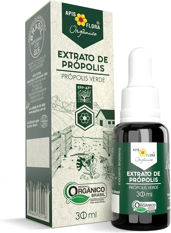 Extrato de Própolis Verde Orgânico 30 mL