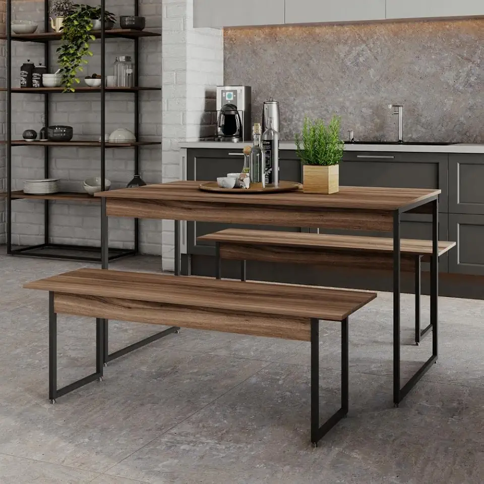 Mesa de Jantar Tub C/02 Bancos