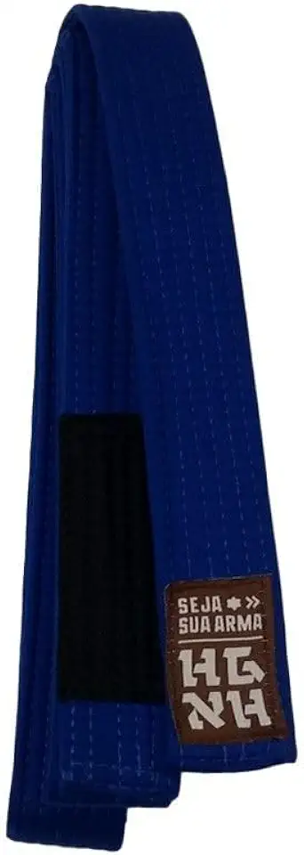 Faixa Azul Royal Elite Especial Firme, Com Ponta Preta, Haganah, A2