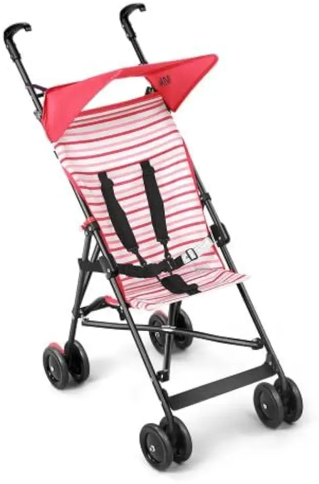 Carrinho de Bebe Guarda-Chuva 6M-15 Kgs Multikids Navy Rosa - BB493