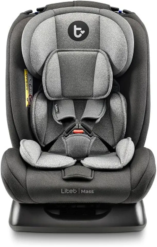 Cadeira Para Auto 0-36 Kg Litet Mass Preta e Cinza - BB458
