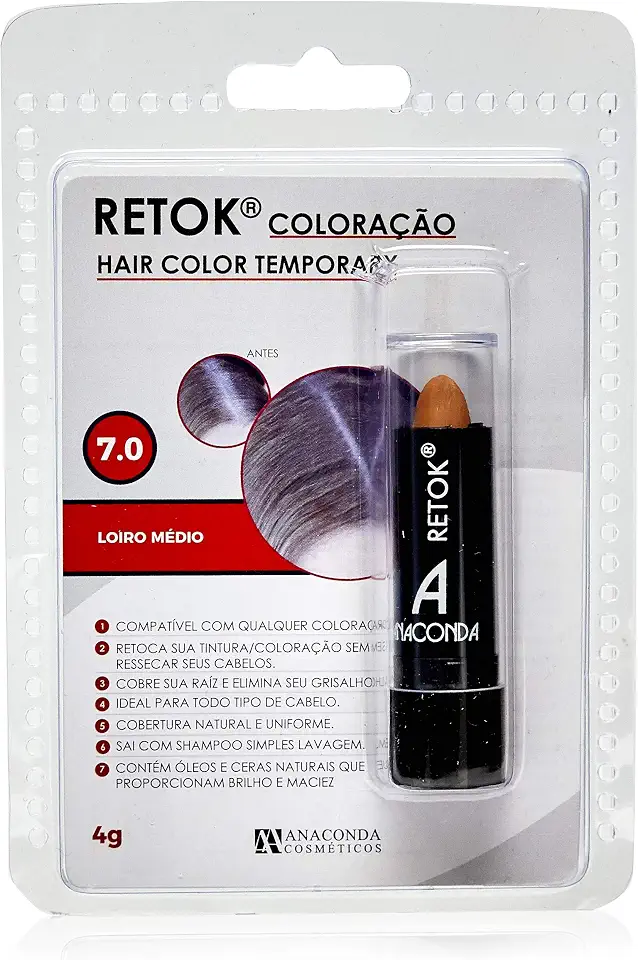 Anaconda Retok Coloração Loiro Médio