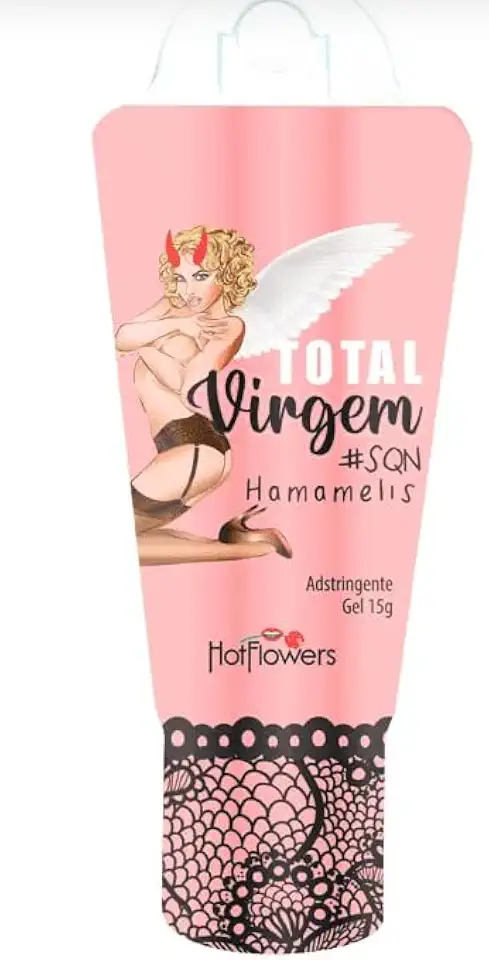 Hot Flowers Total Virgem, Gel Adstringente com Hamamelis, 15g, Rosa
