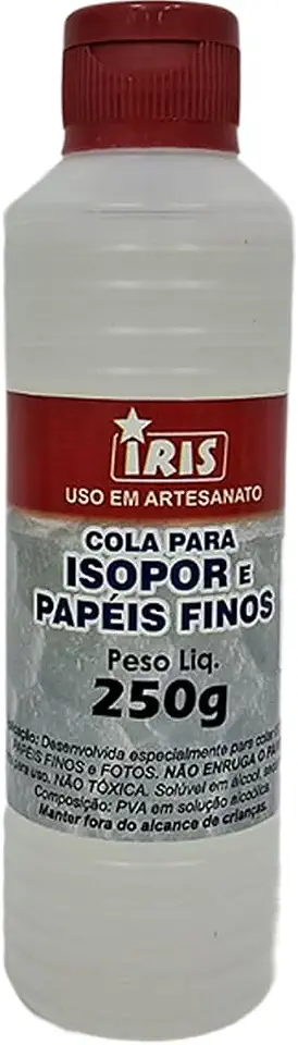 Cola para Isopor, Íris, 250 Gramas
