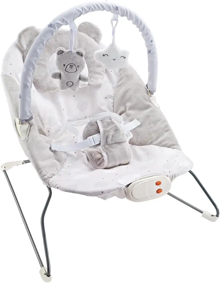 Cadeira Descanso Bebê Musical Polar Skyline Bege Maxi Baby