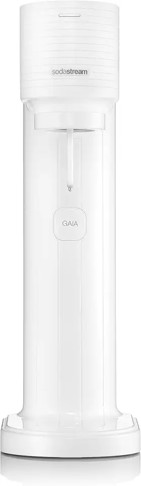 Máquina de Água com Gás Gaia Branca SodaStream com Cilindro
