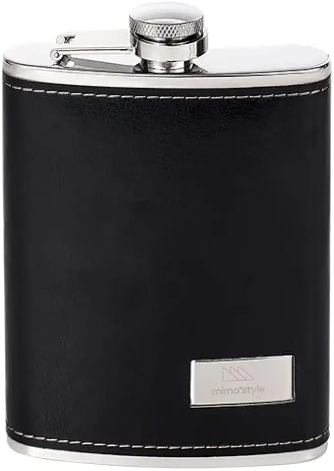 Mimo Style Cantil de Bolso para Whisky, Black