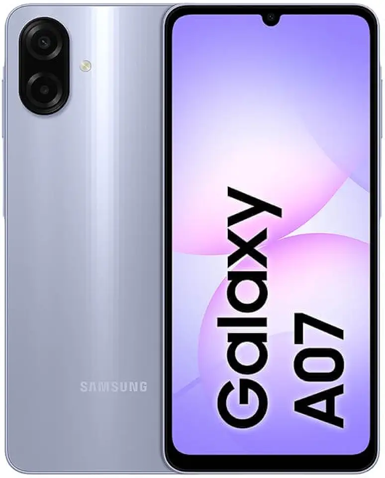 Celular Samsung Galaxy A07 128GB, 4GB, Câm. 50MP, Tela 6.7"- Violeta