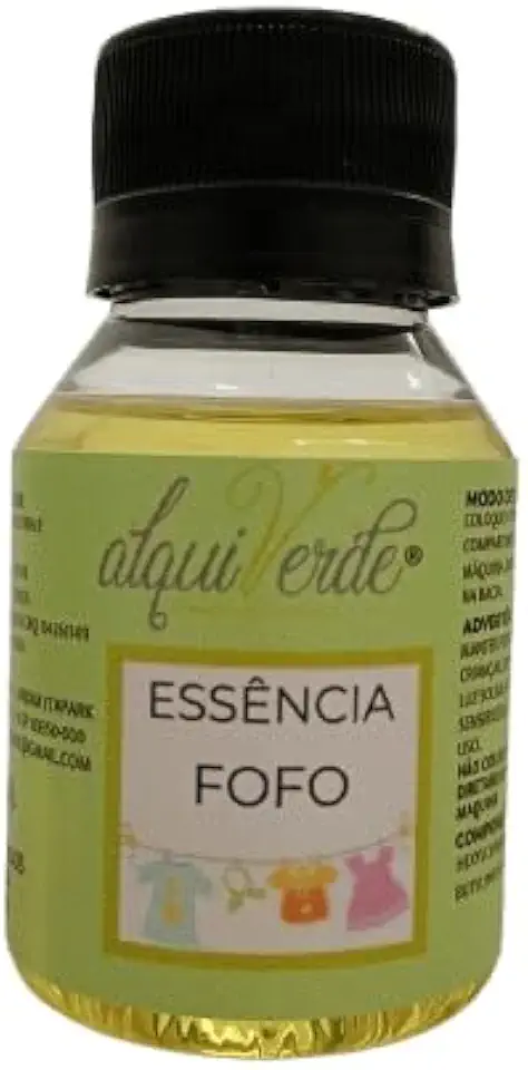 Essência para Lavanderia Concentrada Alquiverde Fragrância Fofo 60 ml – Aromatizador de Lavagem, Fragrância de Limpeza e Suavidade com Toque de Conforto