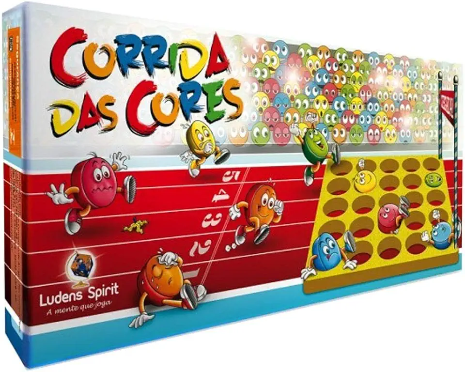 Ludens Spirit - Corrida das Cores - Jogo de Tabuleiro para 2-5 Jogadores, a partir de 5 anos