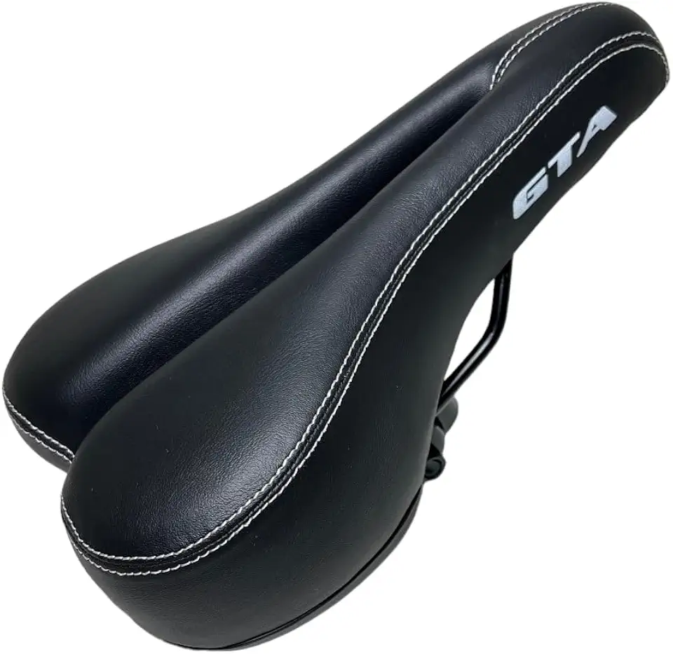 Selim GTA Bike de Bicicleta de Montanha, Preto, Microfibra ou Poliuretano (PU), para Montanheses e Entusiastas ao Ar Livre