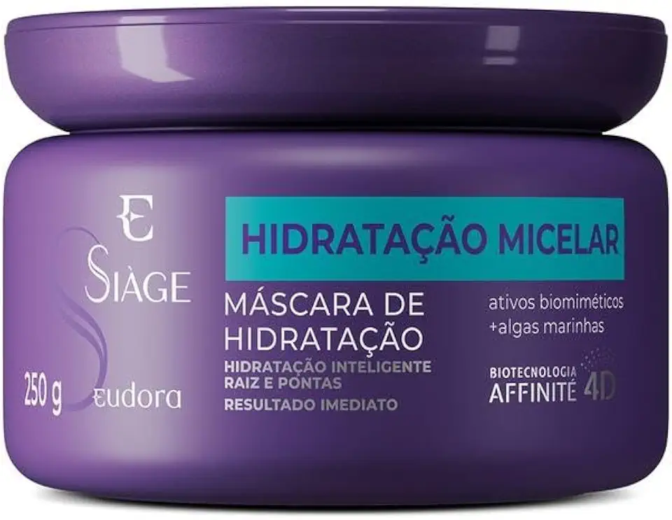 Eudora Siàge Hidratação Micelar Máscara Capilar 250g