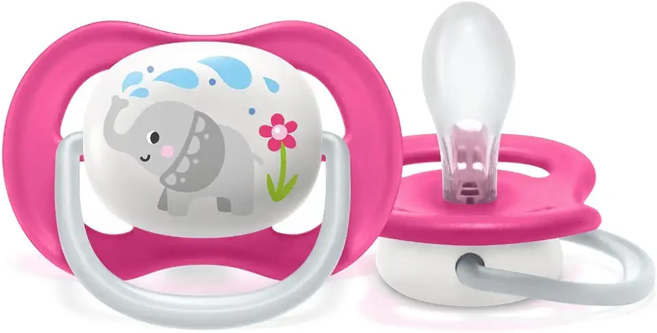 Chupeta Ultra Air 6-18 Meses Philips Avent Girl Unitária Elefante 081/12