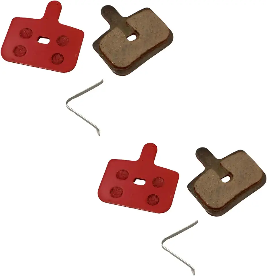 Kit 2 Pares Pastilhas de Freio a Disco Bicicleta Quadrada Potente Segura Durável Instalação Fácil