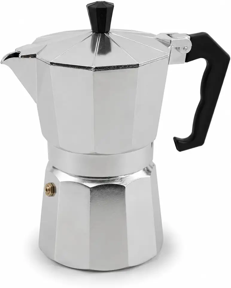 Cafeteira Italiana Moka Alumínio Café Expresso Fogão 6 Xícaras 300 ml