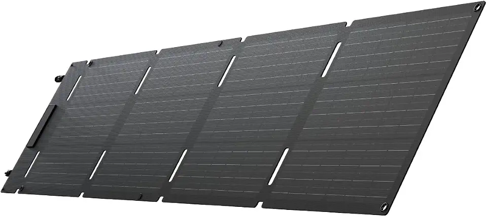 EF ECOFLOW 60W Painel Solar Portátil Célula Solar Tipo N Alta Eficiência Conversão 25% para Estações de Energia, Acampamento, Painel Solares Leve Dobrável e Pendurável, IP68 à Prova d'água