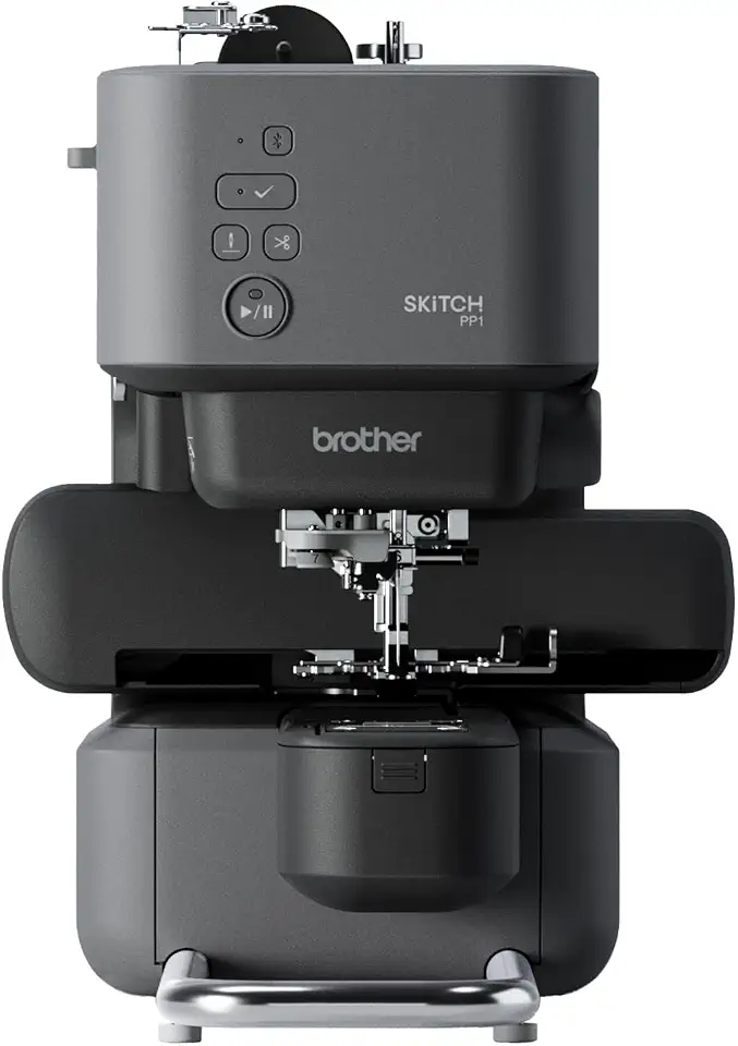 Brother Máquina de bordar de agulha única Skitch alimentada pelo aplicativo móvel Artspira necessário, área de bordado de 10 x 10 cm, conectada por Bluetooth