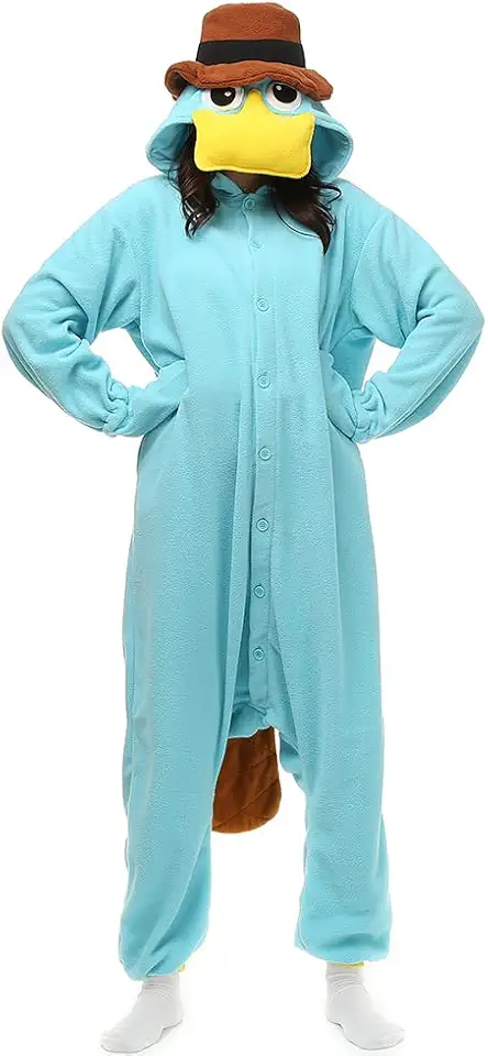 Macacão de animal NAITOKE adulto, fantasia para Dia das Bruxas, cosplay e pijama