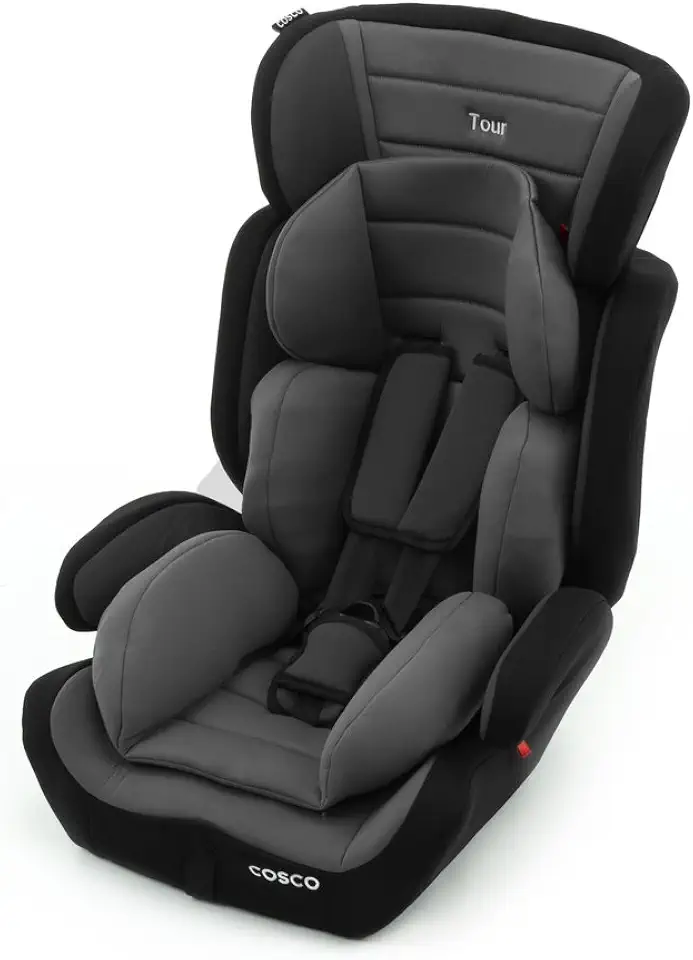 Cosco Kids, Cadeirinha Tour, 9 a 36 Kg, Cinza e Preto
