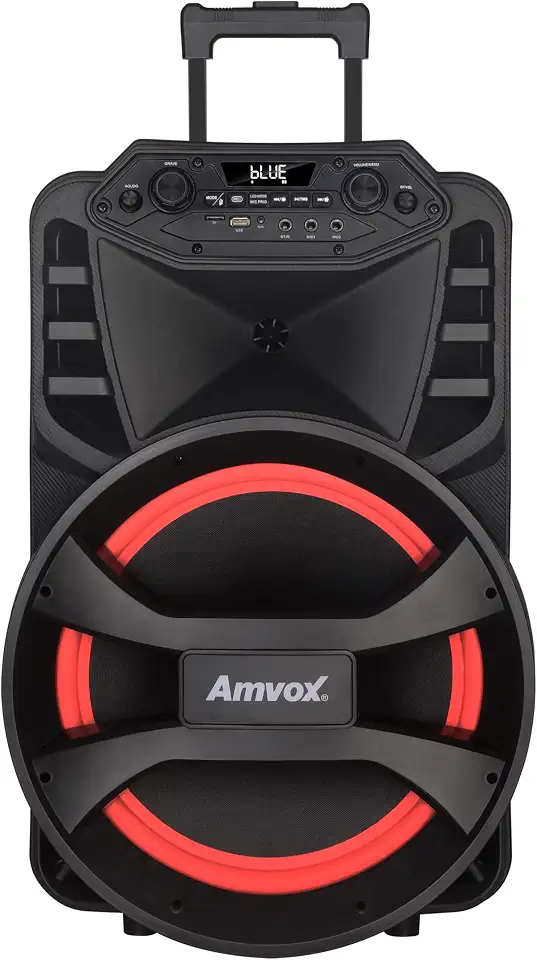 Amvox Caixa de Som Amplificada ACA 880 Vegas SFM - 880W RMS, Bluetooth, Equalizador, USB
