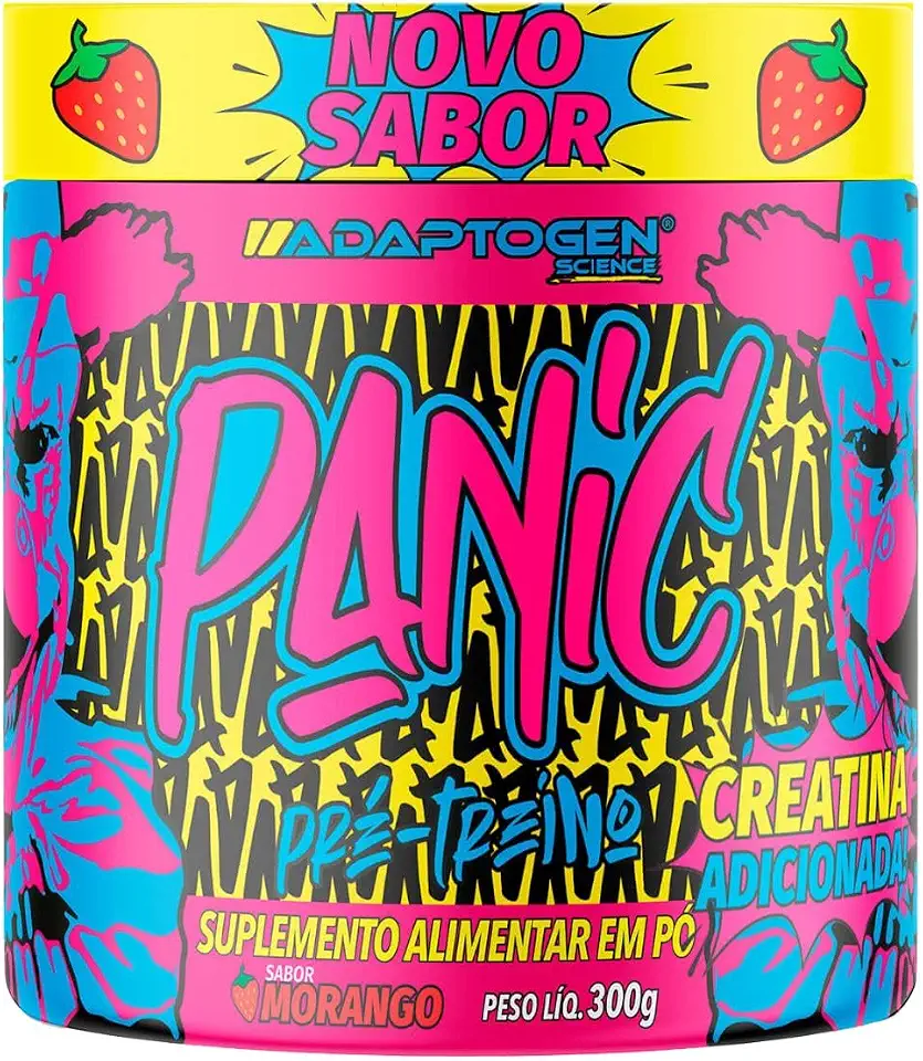 Panic Pré Workout Morango 300g