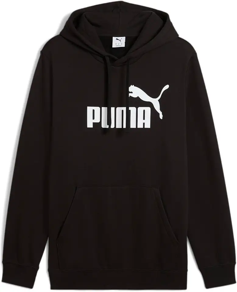 Moletom masculino com capuz de lã com logotipo Essentials (disponível em tamanho grande e alto)