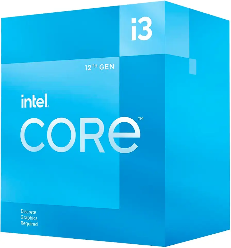 PROCESSADOR INTEL CORE I3-12100F 3.3GHz (TURBO 4.3GHz) 12MB CACHE LGA1700 12° GERACAO BX8071512100F
