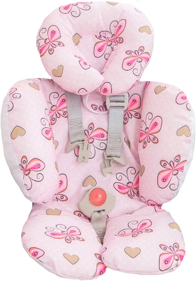 Redutor Apoio de Corpo Bebê Conforto e Carrinho (Borboleta)
