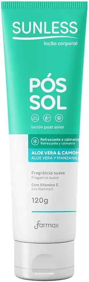Farmax - Pos Sol Sunless Farmax 120G Aloe Vera E Camomila
