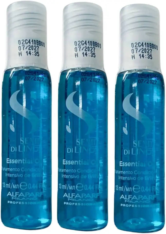 Kit Ampola Azul Alfaparf Semi Di Lino Sublime Essential Oil (03x13ml)
