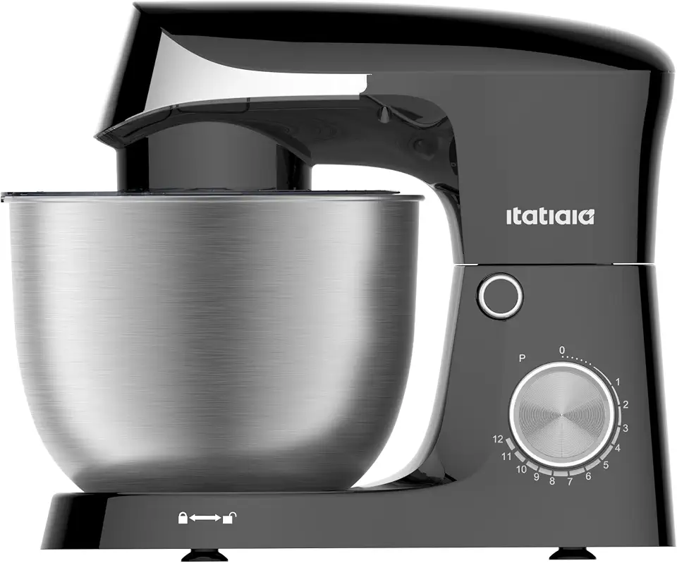 Batedeira Planetária Mid 4,5litros 12 Velocidades 1.000w com Tigela em Inox 127v