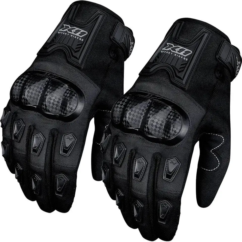 Luva X11 Blackout Moto Motoqueiro Motociclista Motoboy Cor Preto