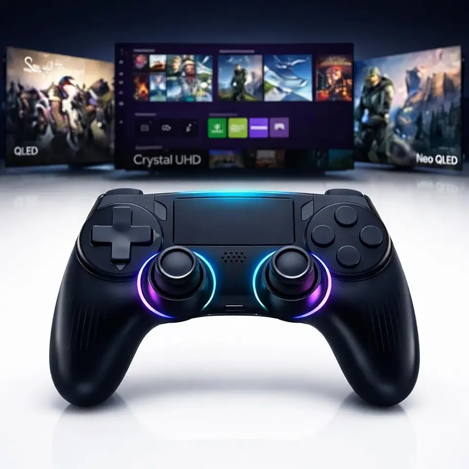 Genérico Controle Sem Fio Bluetooth Joystick Manete Compatível Com PS4 Slim Pro PC Gamer Dualshock Playstation Preto