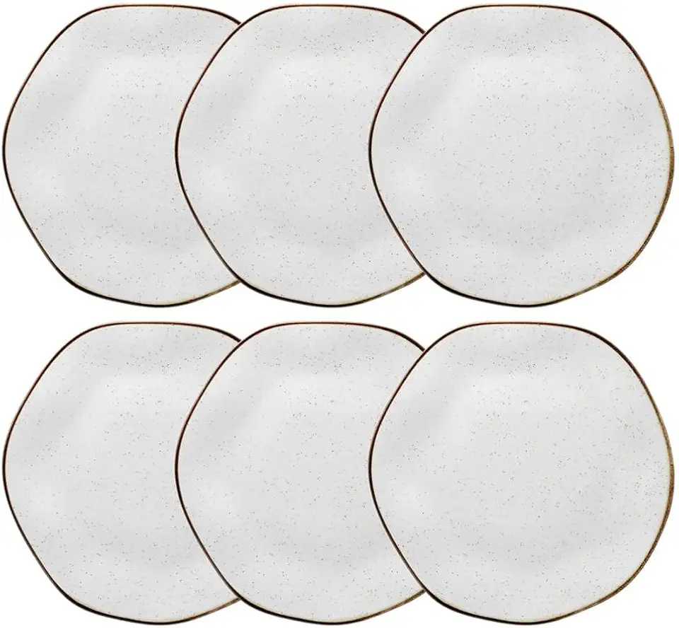 Oxford Conjunto de 6 Pratos Rasos 27,5cm Ryo Maresia