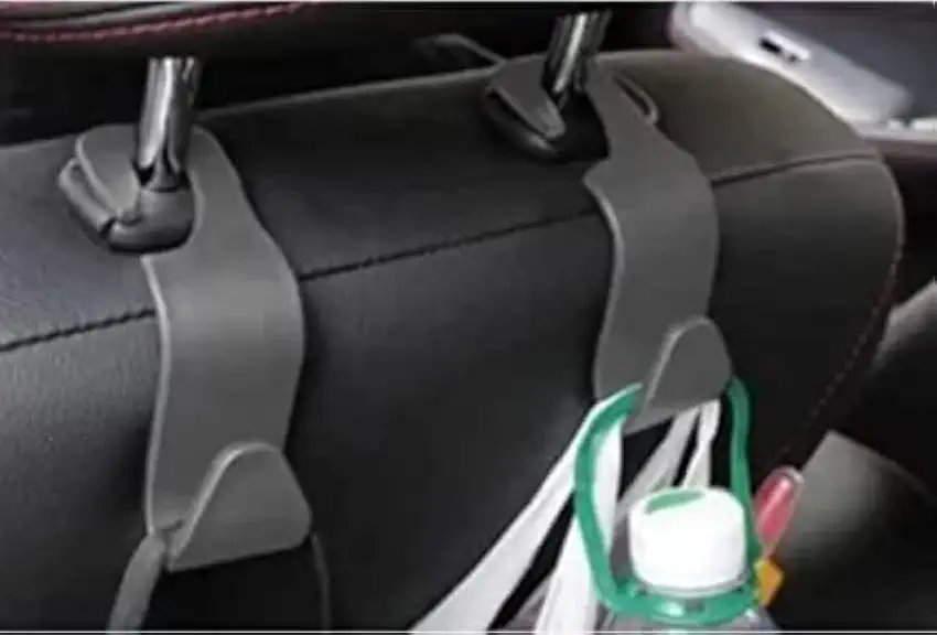 2 gancho para encosto de banco de carros para sacolas bolsas