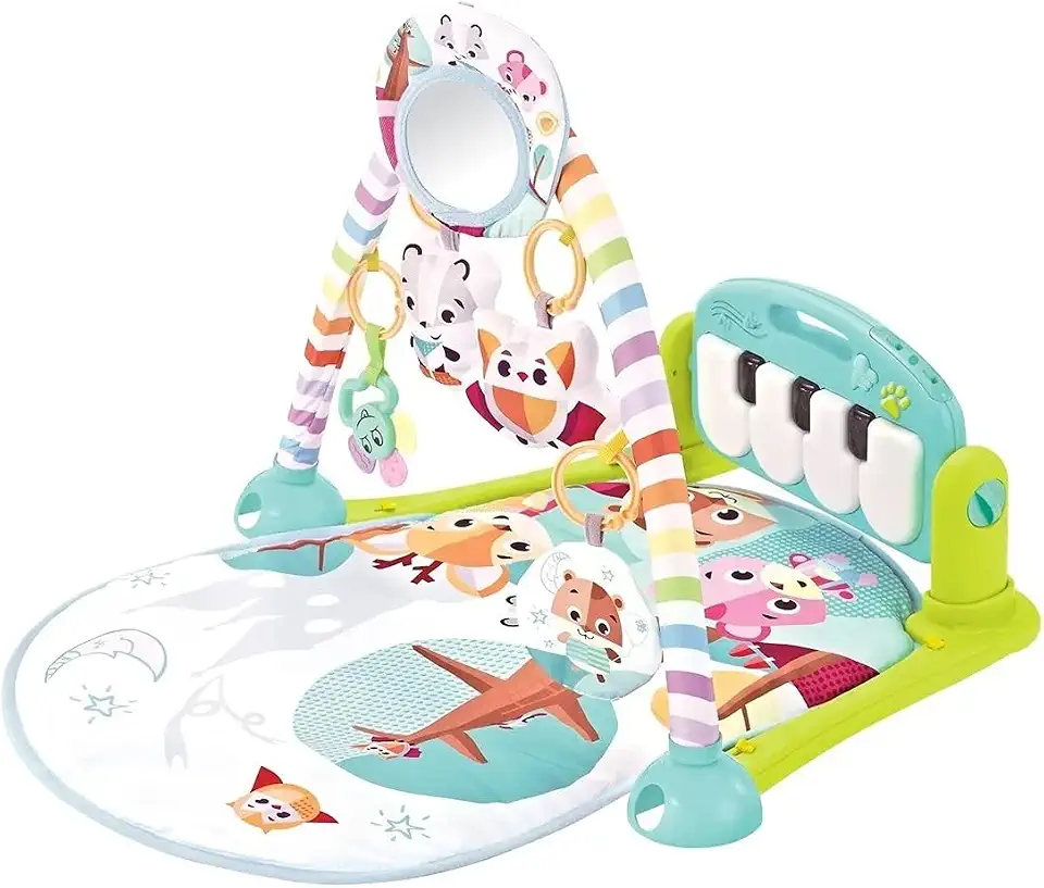 Tapete de Atividades com Piano e Bluetooth Pastime 2.0 Azul-Maxibaby