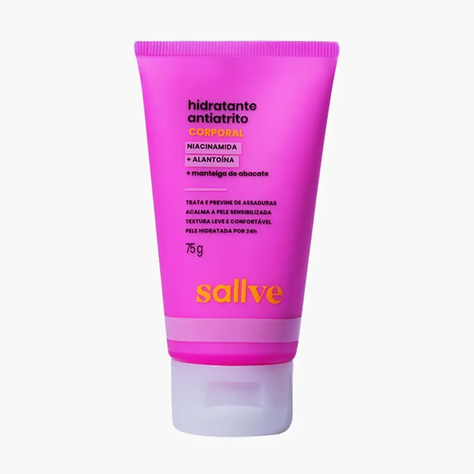 Sallve Hidratante Antiatrito 75G - Niacinamida Alantoína